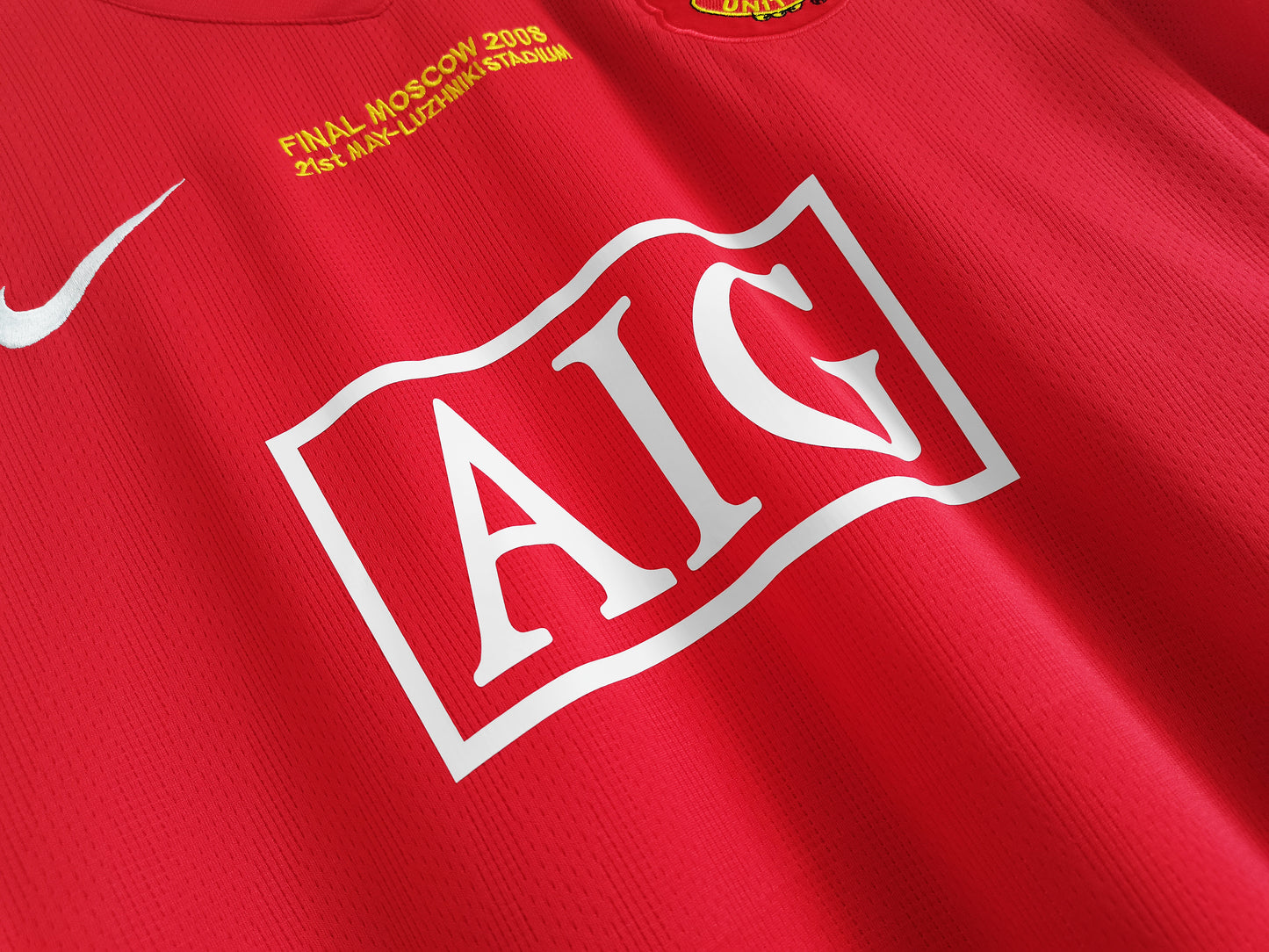 2007/2008 Manchester United Home Long Sleeve Jersey