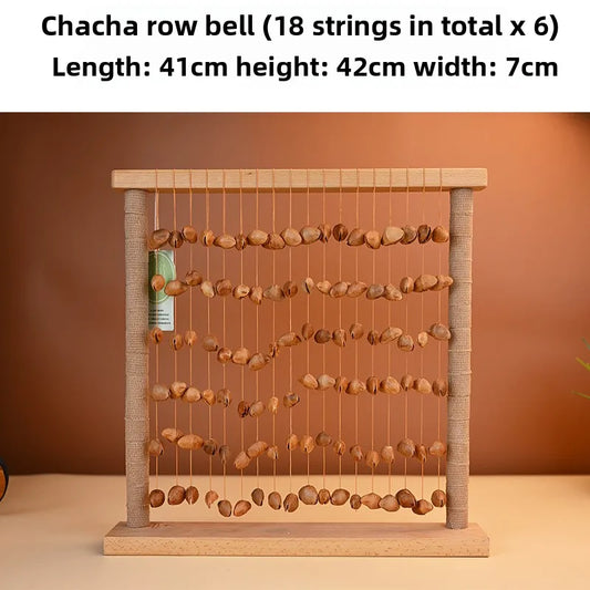 Handmade Chacha Black Fruit Seed Shell Bar Wind Chime